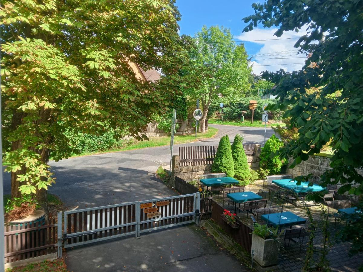 Hotel U Zeleneho Stromu - Zum Gruenen Baum Hřensko Exteriör bild